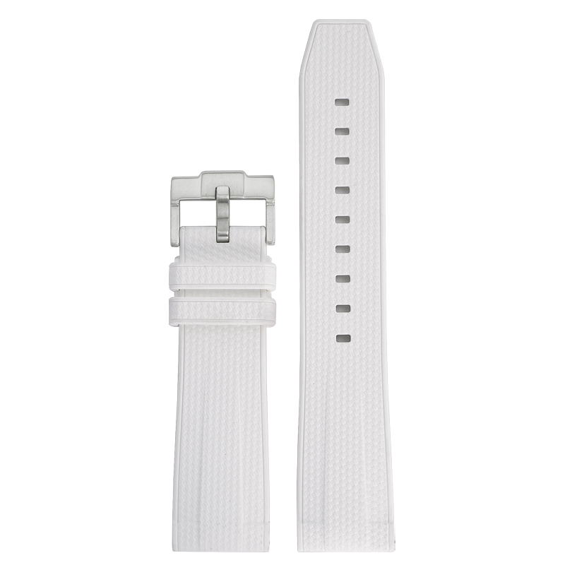 Boucle blanche + argent