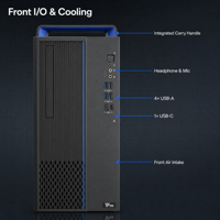 Zhaoxin KX-U6780A Octa-Core 2.7GHz Complete PC System,16GB RAM,512G M.2 NVMe SSD,8L Case,1000M Network,Integrated GPU