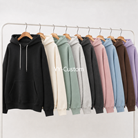 Sweat-shirt à capuche surdimensionné pour homme en coton épais, personnalisé OEM/ODM, avec broderie 3D et impression en relief, style streetwear