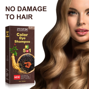 Ztazaki Permanent En Gros Ginseng Cheveux <span class=keywords><strong>Couleur</strong></span> Shampooing 500ml Ppd Gratuit <span class=keywords><strong>Magique</strong></span> Rapide Cheveux <span class=keywords><strong>Couleur</strong></span> Teinture Marque Privée Oem Odm - Product Image 3