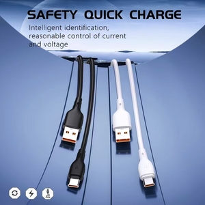 Veste TPE <span class=keywords><strong>USB</strong></span> de haute qualité Câble de charge rapide <span class=keywords><strong>USB</strong></span> <span class=keywords><strong>Micro</strong></span> <span class=keywords><strong>USB</strong></span>-C Type-C Câble de données en cuivre pur pour <span class=keywords><strong>Iphone</strong></span> - Product Image 3