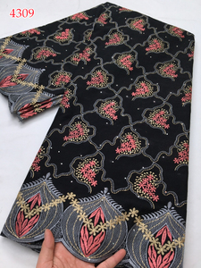 Nouvel arrivage : Tissu en dentelle suisse <span class=keywords><strong>africaine</strong></span> brodé avec pierres, idéal pour les tenues nigérianes élégantes pour femmes, parfait pour les mariages et les soirées dansantes. - Product Image 5