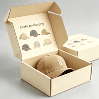 Boîte cadeau personnalisée pour casquette de baseball, boîtes en carton recyclables pour l'expédition et l'emballage de chapeaux sur mesure