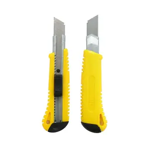 Cuchillo plegable de seguridad cuchillo de bolsillo, caja de utilidad cuchillo con protección manejar