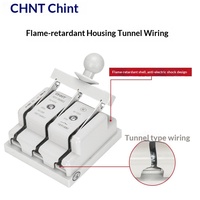 Interrupteur de protection Chint Type Couteau HD11-100A/38 Triphasé Quatre Fils Unipolaire 380V pour Utilisation Solaire Photovoltaïque Plastique/Cuivre