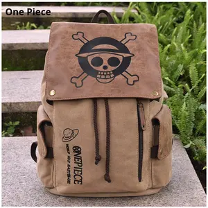 Mochila impermeable de dibujos animados de Attack Titan Anime, bolso de hombro doble Unisex, bolso escolar de lona, estudiante, asesino, demonio de una pieza - Product Image 4