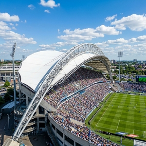 Trouvez des structures en acier préfabriquées similaires pour grands ports de passage sécurisés, stades intérieurs pour le basketball, le football et les bâtiments de centres commerciaux - Product Image 4