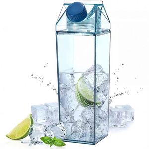 Botella Cuadrada de Plástico Personalizada de 34 oz para Bebidas, Botella Transparente para Jugos y Bebidas Pequeñas - Product Image 3