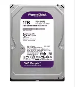 Novo e original atacado HDD 1TB WD 3.5 polegadas SATA Hard Drive CMR 64MB WD11PURZ com preço competitivo em estoque