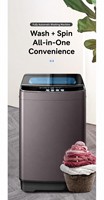 Factory Supply Automatic Top Load Washer Drum Cleaning Powerful Motor Home Hotel Apartment 10 Programs English Control Machine
