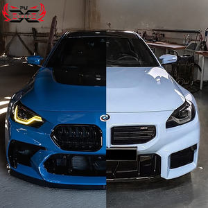 Kit de Carrocería Delantera Estilo AD de Fibra de Carbono M Power PU para <span class=keywords><strong>BMW</strong></span> <span class=keywords><strong>M2</strong></span> G87, G42, F78 y F74 (Material PP) - Product Image 5