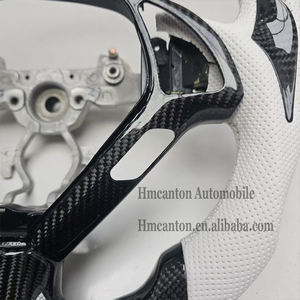 Explosive New Products Carbon Fiber Perforated Leather Grip Steering <b>Wheel</b> for Infiniti G27 G37 Car Steering <b>Wheel</b> - Product Image 4