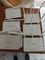 Routeur Wi-Fi domestique Tenda F3 V6 300 Mbps reconditionné en stock, FTTH, 3 antennes externes, port RJ45, point d'accès