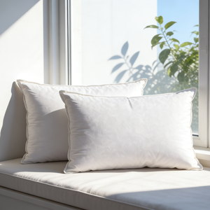 <span class=keywords><strong>Oreiller</strong></span> doux <span class=keywords><strong>50x70</strong></span> cm en coton, garni de plumes de canard, confortable et offrant un bon soutien pour le sommeil - Product Image 2
