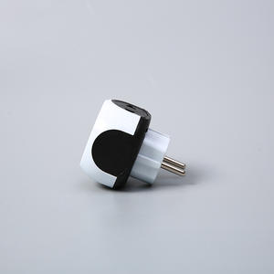 Universal Travel <b>Power</b> <b>Adapter</b> 1916 Size With Switch For European And British Standards 100-240V AC Plug ABS Material - Product Image 1