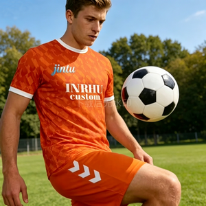 Vêtements de sport pour hommes sur mesure en gros, manches courtes, séchage rapide, respirant, polyester, coupe athlétique, style maillot personnalisé - Product Image 2