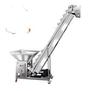 สายพานลำเลียงอัตโนมัติสำหรับเครื่องบรรจุภัณฑ์ ระบบสายพานลำเลียงแบบเอียงสำหรับถัง  ระบบขนส่งวัสดุ - Product Image 1