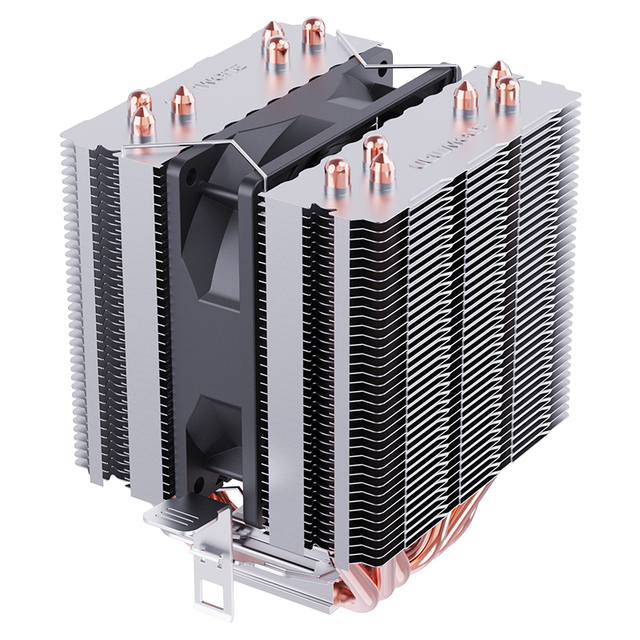 SNOWMAN Intelligent Simple Design MX6 No-Light CPU Cooler TDP100W Computer Radiator High Airflow with 1 Fan
