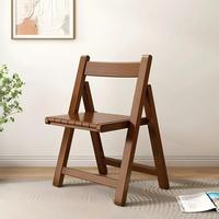 Chaise de salle à manger pliante moderne en bois massif avec assise et dossier à lattes, portable, pour restaurant, vente en gros OEM, mobilier de café et de maison