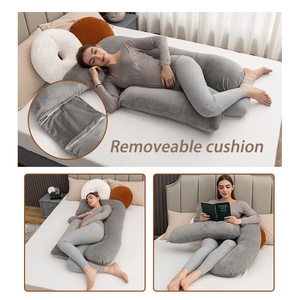 Usine personnalisé maison chambre oreiller <span class=keywords><strong>de</strong></span> <span class=keywords><strong>grossesse</strong></span> en forme <span class=keywords><strong>de</strong></span> U amovible lavable femme enceinte <span class=keywords><strong>coussin</strong></span> <span class=keywords><strong>de</strong></span> <span class=keywords><strong>grossesse</strong></span> - Product Image 4