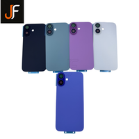 Vente en gros de vitres arrière de remplacement pour iPhone 16/16 Plus, coque arrière de batterie, panneau de verre arrière avec logo pour téléphone