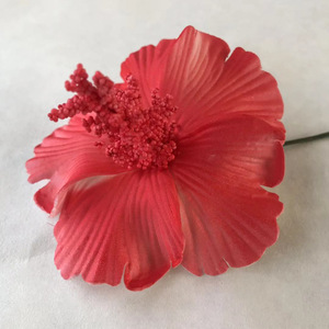 Huanzhuoou — tête de <span class=keywords><strong>fleur</strong></span> frangipanier, fleurs en mousse de couleurs hawaïennes avec tige - Product Image 4