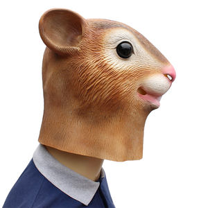 Máscara de Látex Personalizada de <span class=keywords><strong>Ardilla</strong></span>, Unisex, para Cosplay de Película Navideña, Disfraz de Anime Realista y Espeluznante, Accesorio para Fiestas de Animales, Máscara Facial de Terror para Adultos - Product Image 4