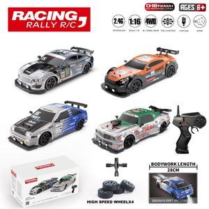 รถดริฟท์บังคับวิทยุ Factory SC16A01-SC16A08 4WD 1/16 แบบพ่นละอองน้ำ 2.4G รีโมทคอนโทรล ความเร็วสูง 4x4 รถแข่งมินิออฟโรด ของเล่น - Product Image 3