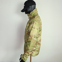 Veste tactique doublée de duvet de canard pour homme, vente en gros personnalisée, coupe-vent, respirante, séchage rapide, camouflage, veste de chasse pour homme