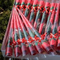 Vente en gros de roses éternelles pas chères, coffret cadeau pour la fête des mères, roses en savon éternelles, bouquet de fleurs, cadeau pour la Saint-Valentin