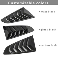 Utilisation de garniture de couverture d'évent latéral d'obturateur de persienne de fenêtre arrière de haute qualité pour Hyundai Tucson 2015-2021