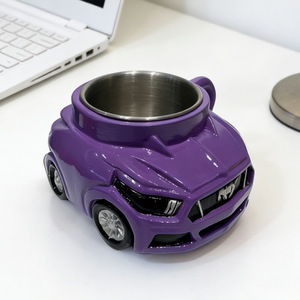 Taza de Café de Resina con Diseño de Auto Deportivo Rojo, Idea de Regalo Original - Product Image 4