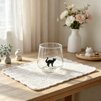 Chopes à bière personnalisées en verre borosilicate, design classique, double paroi, cadeaux pour fêtes et usage domestique