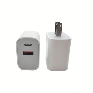 Dual Port PD 20W Wall Charger A+C Fast <b>Charging</b> Adapter - Product Image 6