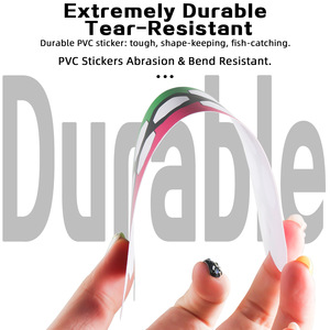 Pegatinas invisibles UV para cebo de pesca DIY, papel láser con escamas de calamar, PVC PET PE de alta transparencia, accesorios de pesca - Product Image 5