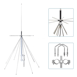 Antenne de base extérieure large bande D3000N 25-3000 MHz Discone avec connecteur N-Femelle - Product Image 4