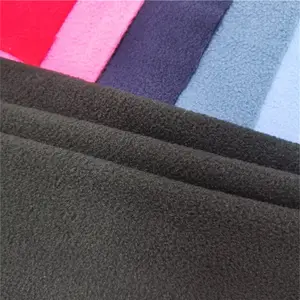 New Arrival 240gsm Soft 2 Sides Brushed Micro Polar Fleece Fabric For Outdoor Clothing Making