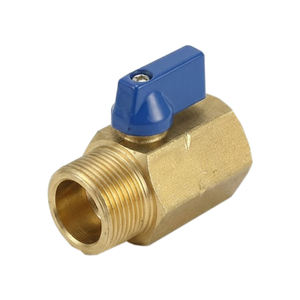 วาล์วปิด-เปิดทองเหลือง YOD พร้อมฟังก์ชันระบบน้ำหยด ขนาด 1/2 นิ้ว ถึง 2 นิ้ว แบบ PEX BSPT วาล์วบอลฟอร์จสำหรับน้ำ แก๊ส น้ำมัน - Product Image 1