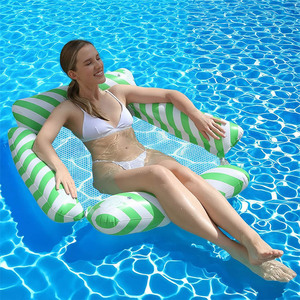 Hamac gonflable pour adultes avec filet, chaise aquatique portable et pliable pour la plage - Product Image 4