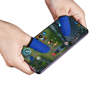 Set lengan jari kontroler Game ponsel, <span class=keywords><strong>joystick</strong></span> jari anti-keringat layar sentuh penuh sensitif - Product Image 5