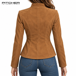 Custom <b>Womens</b> <b>Leather</b> <b>Jacket</b> Supplier for US Retailers <b>Womens</b> <b>Leather</b> <b>Jacket</b> Custom Sizing Supplier OEM - Product Image 4