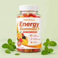 Gummies Énergisantes de Créatine pour Adultes en Gros, Marque Privée, pour la Croissance Musculaire et les Compléments Sportifs, 60 unités
