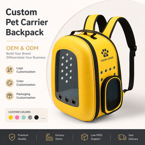 Maßgefertigter EVA Haustier-Rucksack Großhandel Transparente Katzentransporttasche Kratzfester Hartschalen-Haustierrucksack OEM ODM - Product Image 1