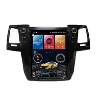 Écran GPS Android vertical de 12,1 pouces pour Toyota Fortuner 2012-2016 4+64 avec commande au volant Canbus, écran radio Wifi pour voiture
