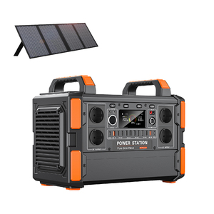 Портативный 1200 Вт 1200 ватт чистый синусоидальный солнечный генератор 220 В переменного тока Тип C перезаряжаемый мульти выход 1000 ватт 1000 Вт электростанция - Product Image 1