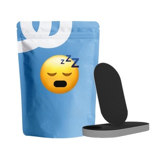 HLK 2026 Bande adhésive anti-ronflement personnalisée pour la bouche et le nez, pour une meilleure respiration et un sommeil amélioré, coloris noir et violet, pour le corps - Product Image 1