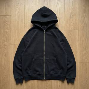 Sudaderas con Capucha para Hombre, Estilo Grunge Y2K, de Algodón y Felpa, con Apliques Bordados de Logotipo Cruzado, Corte Holgado, Venta al Por Mayor Personalizada - Product Image 2