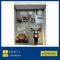 Set di decorazioni murali in metallo di lusso antico L54x80cm disegni misti-rame ottone incorniciato fiore appeso per la decorazione di casa ristorante matrimonio - Product Image 1