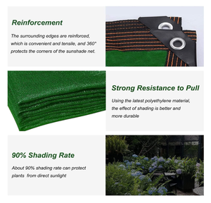 Malla de Sombra Personalizable con Protección UV para Plantas, Invernaderos, Cobertizos, Gallineros, Perreras, Exteriores, Toldos, Piscinas, Jardín, Verde - Product Image 3