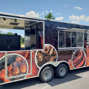 Camion de restauration entièrement équipé, remorque de restauration mobile, barbecue, hot-dog, chariot mobile extérieur pour bière, glace, café, remorques alimentaires - Product Image 4